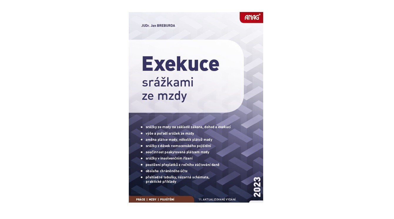 Knižní novinky: Exekuce srážkami ze mzdy 2023