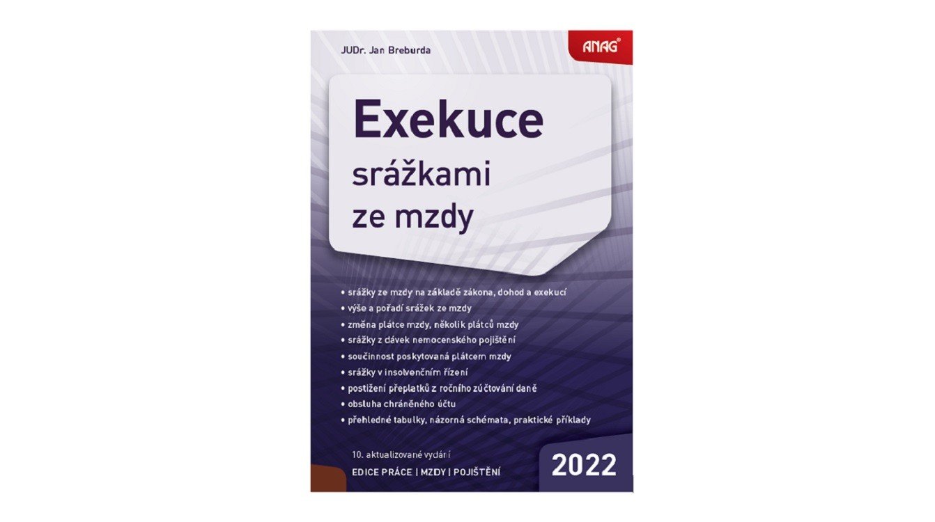 Knižní novinky: Exekuce srážkami ze mzdy 2022