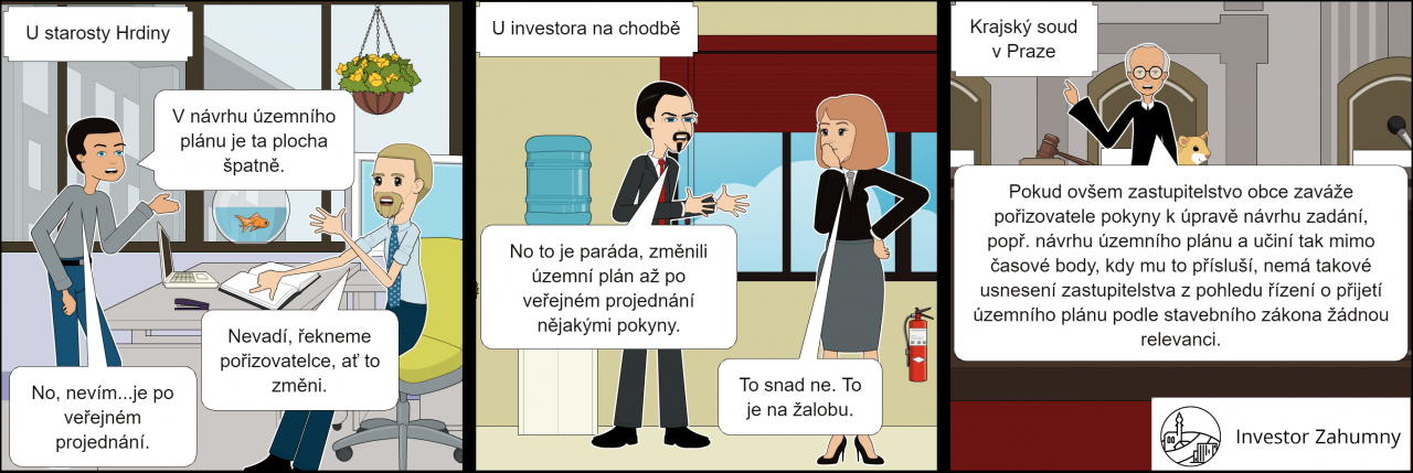 Změna územního plánu po veřejném projednání