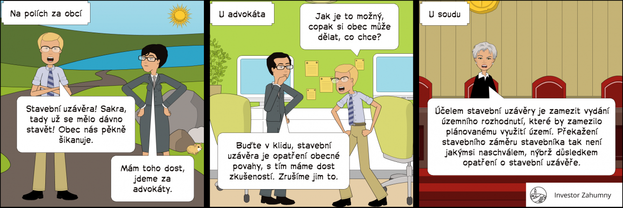 Účel stavební uzávěry