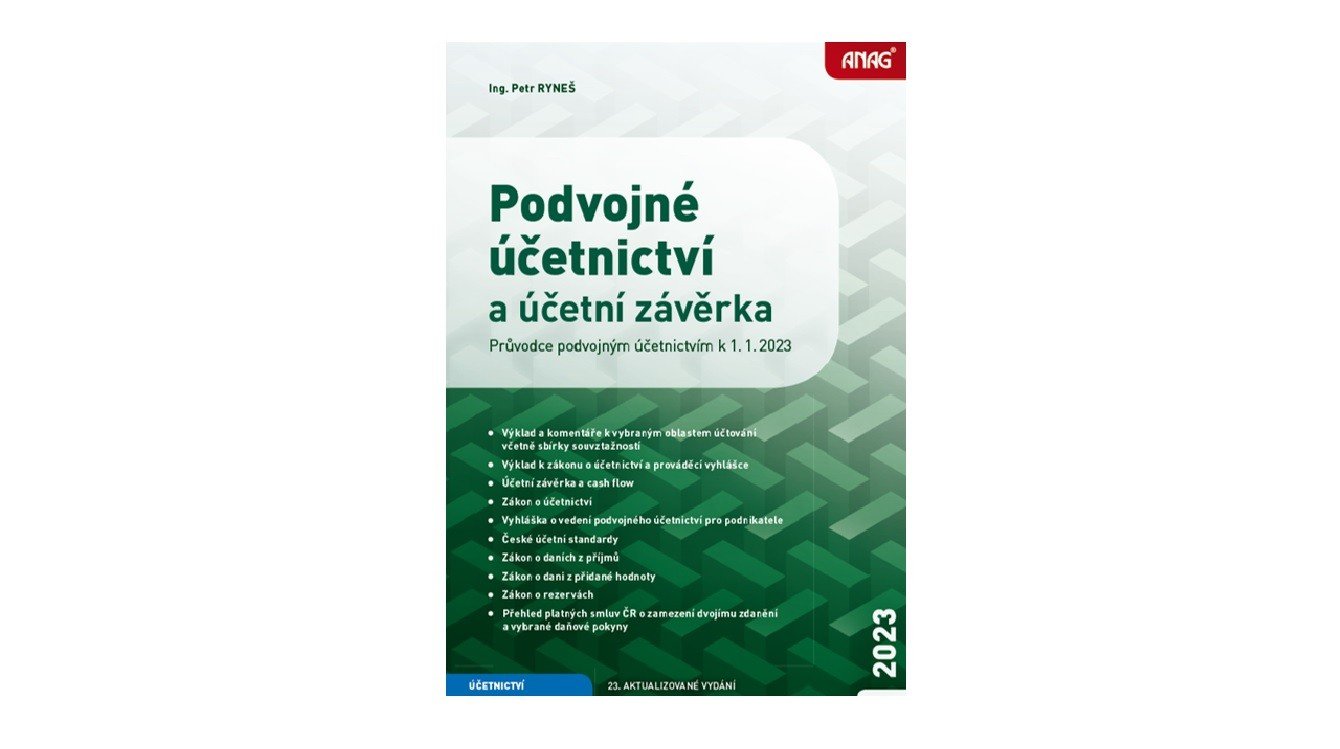 Knižní novinky: Podvojné účetnictví a účetní závěrka - průvodce podvojným účetnictvím k 1. 1. 2023