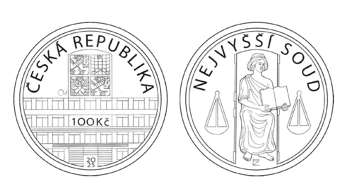Vyhláška o vydání pamětní stříbrné stokoruny s motivem Nejvyššího soudu
