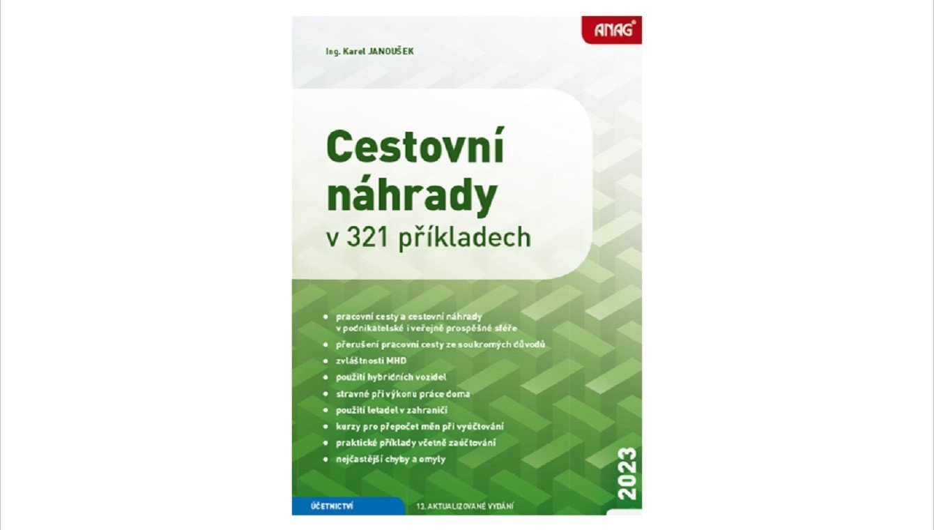 Knižní novinky: Cestovní náhrady v 321 příkladech 2023
