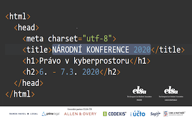 Co víte o právu v kyberprostoru? Národní Konference 2020 poučí
