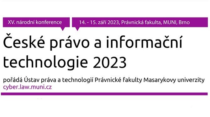 České právo a informační technologie 2023