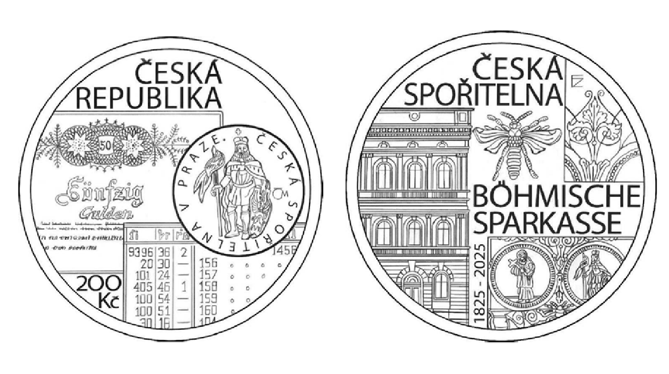 Vyhláška o vydání pamětní stříbrné dvousetkoruny k 200. výročí založení české spořitelny Böhmische Sparkasse