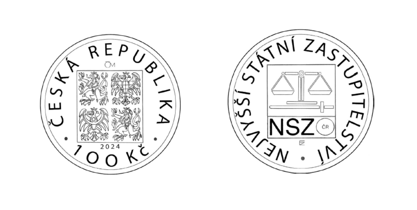 Vyhláška o vydání pamětní stříbrné stokoruny s motivem Nejvyššího státního zastupitelství
