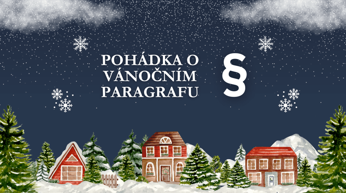 Vánoční pohádka o paragrafu, který se naučil zpívat