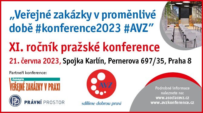 Veřejné zakázky v proměnlivé době #konference2023 #AVZ