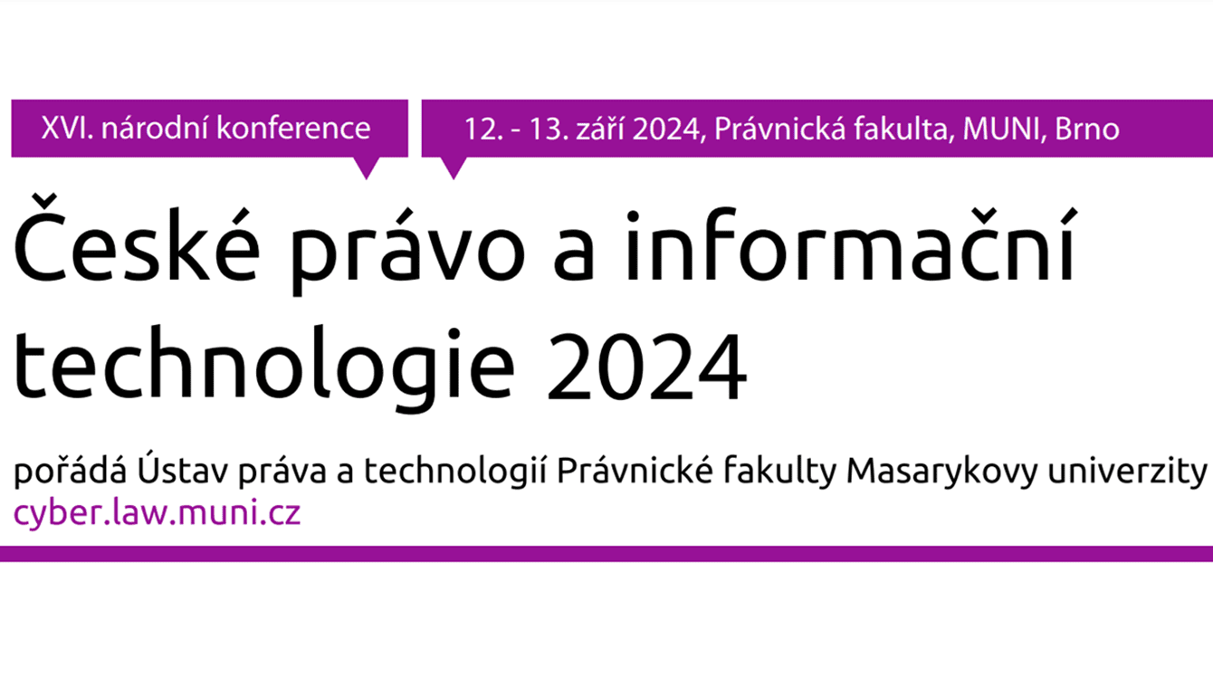 České právo a informační technologie XVI.