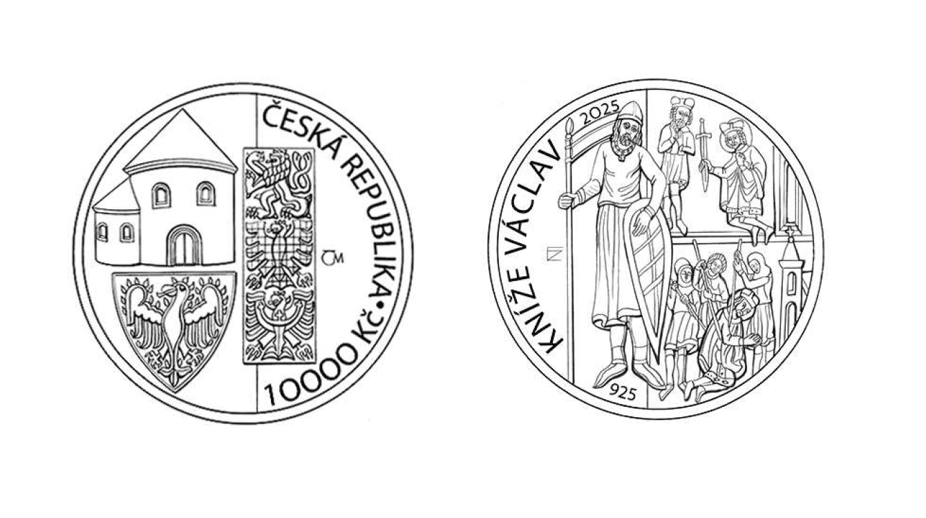 Vyhláška o vydání pamětní zlaté mince k výročí začátku vlády knížete Václava