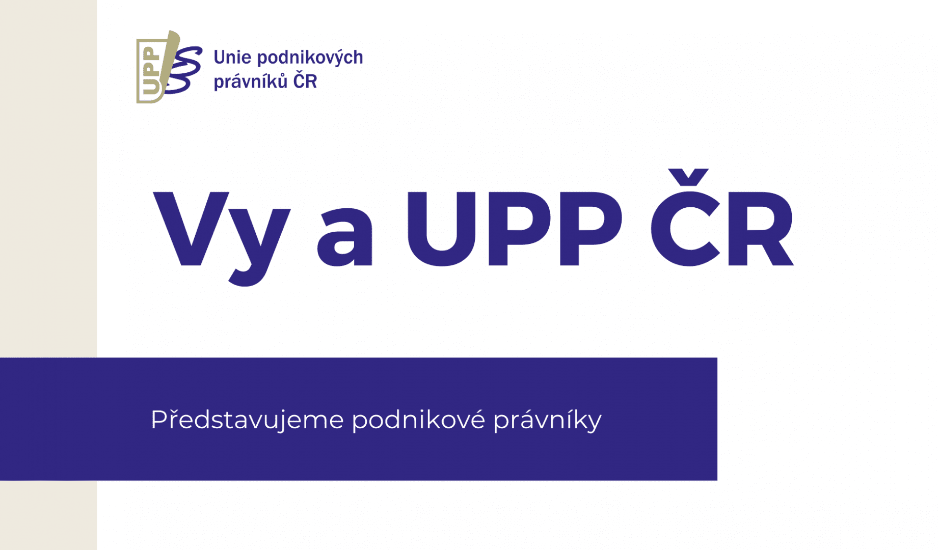 Rozhovor s Lukášem Krejčím o budoucnosti UPP ČR