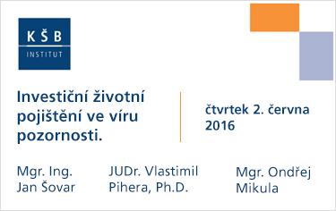 Investiční životní pojištění ve víru pozornosti. Aktuální otázky.
