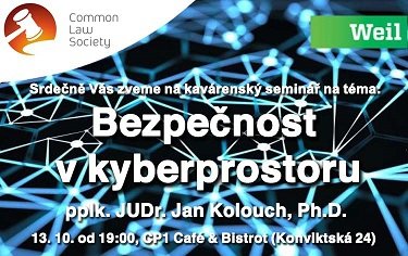 Kavárenský seminář: Jan Kolouch - Bezpečnost v kyberprostoru