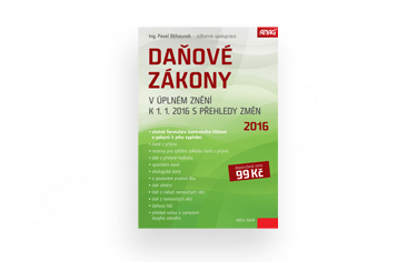 Knižní novinky: Daňové zákony v úplném znění k 1. 1. 2016 s přehledy změn