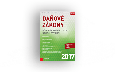 Knižní novinky: Daňové zákony v úplném znění k 1. 1. 2017 s přehledy změn