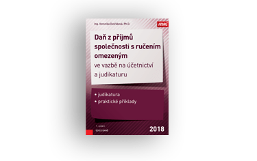 Knižní novinky: Daň z příjmů společnosti s ručením omezeným ve vazbě na účetnictví a judikaturu 2018
