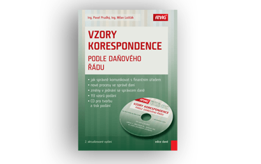 Knižní novinky: Vzory korespondence podle daňového řádu (včetně CD)