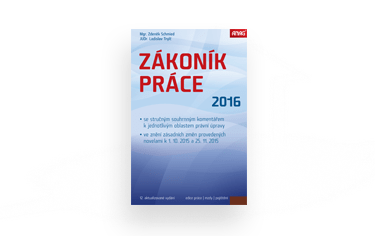 Knižní novinky: Zákoník práce 2016 (sešitové vydání)