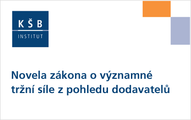 Novela zákona o významné tržní síle při prodeji potravinářských a zemědělských produktů z pohledu dodavatelů
