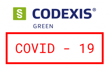 Novinka v CODEXIS GREEN: MONITOR COVID-19