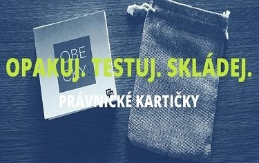 Nový projekt Právnické kartičky podporuje samostudium na PF UK v Praze
