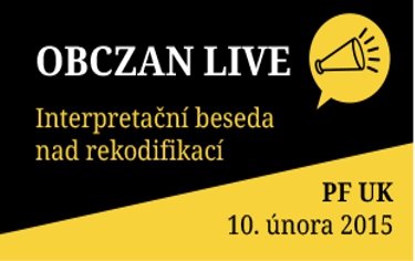 OBCZAN LIVE – Interpretační beseda nad rekodifikací