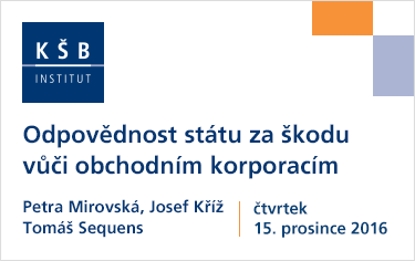Odpovědnost státu za škodu vůči obchodním korporacím