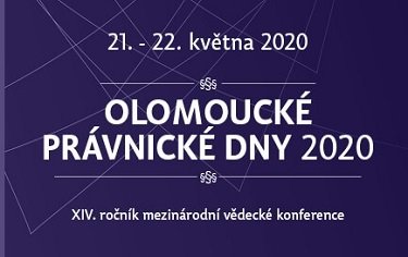 Olomoucké právnické dny 2020