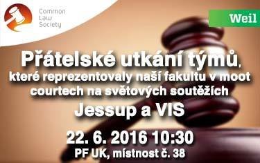 Přátelské utkání týmů zastupujících fakultu na soutěži Jessup a VIS