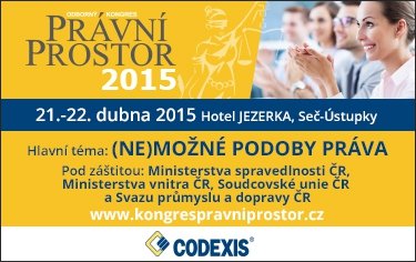 PRÁVNÍ PROSTOR 2015, V. ročník odborného kongresu