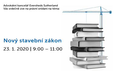 Právní snídaně: Nový stavební zákon