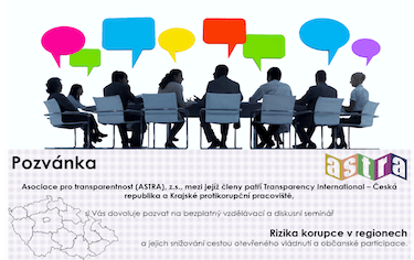 Rizika korupce v regionech a jejich snižování cestou otevřeného vládnutí a občanské participace
