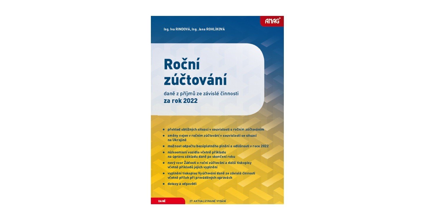 Knižní novinky: Roční zúčtování daně z příjmů ze závislé činnosti za rok 2022