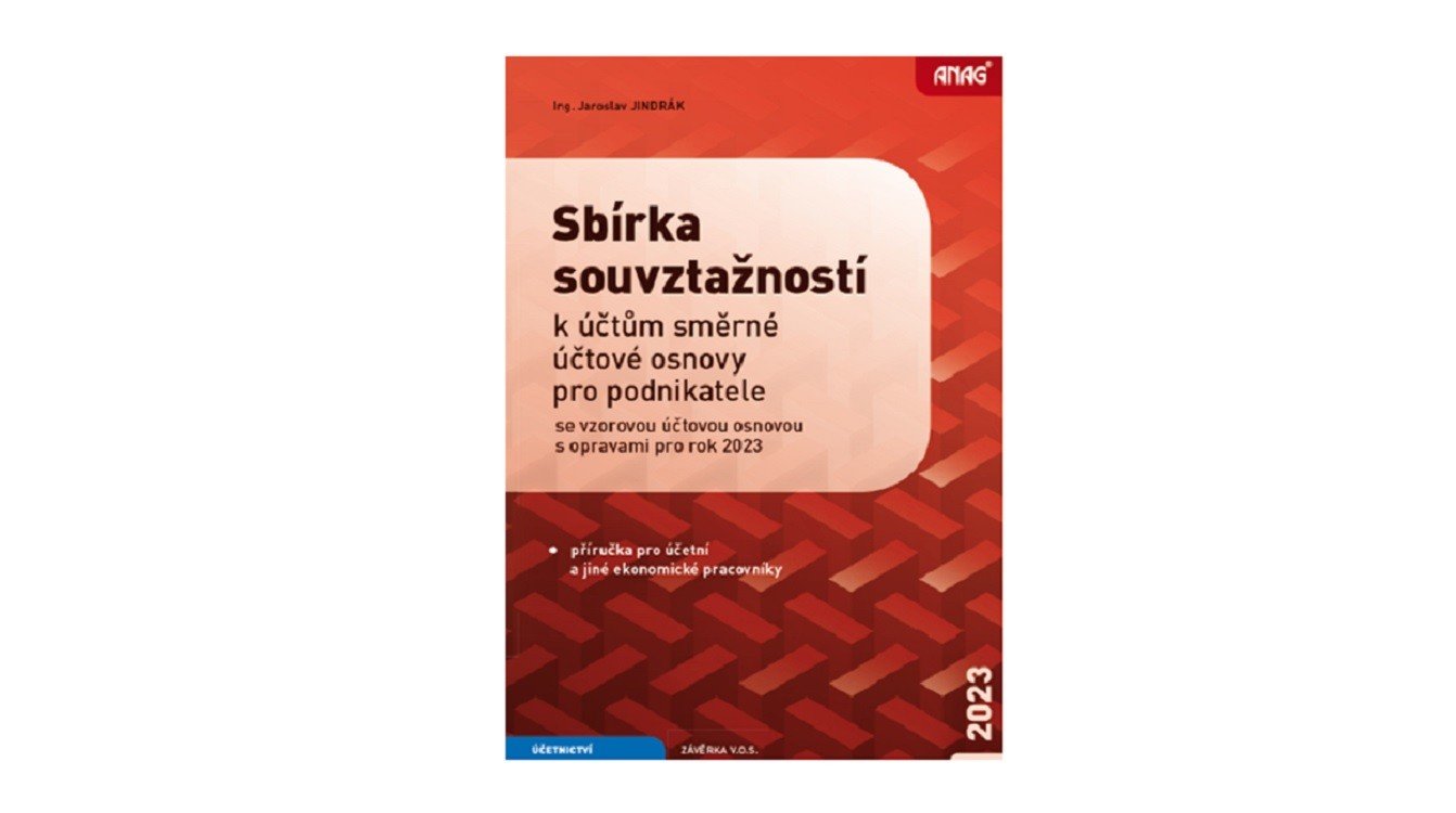 Knižní novinky: Sbírka souvztažností k účtům směrné účtové osnovy