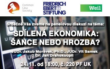 Sdílená ekonomika: Šance nebo hrozba