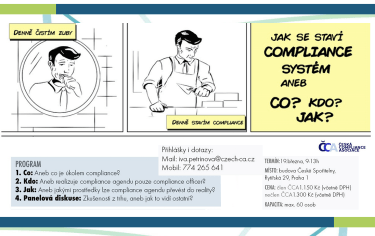 Seminář Jak se staví compliance systém aneb Co, Kdo a Jak?