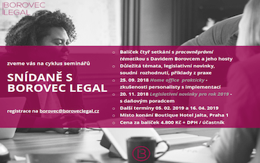 Snídaně s BOROVEC LEGAL