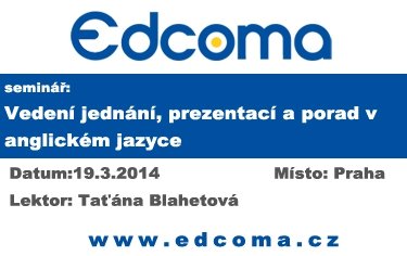 Vedení jednání, porad a prezentací v anglickém jazyce