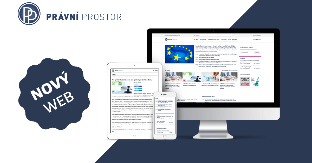 Právní prostor.cz v novém kabátě
