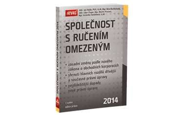 Z odborné literatury - Kolektiv autorů: Společnost s ručením omezeným 2014