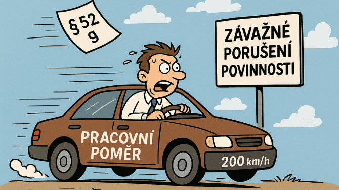 Judikát měsíce: výpověď za příliš rychlou jízdu? (rozsudek NS, 21 Cdo 2024/2024)