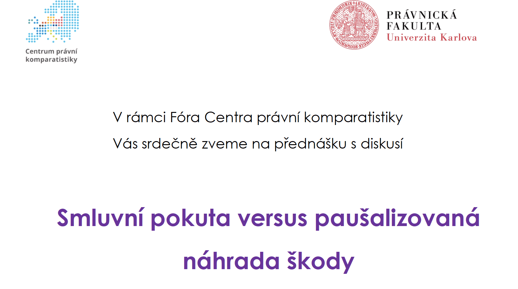Smluvní pokuta versus paušalizovaná náhrada škody