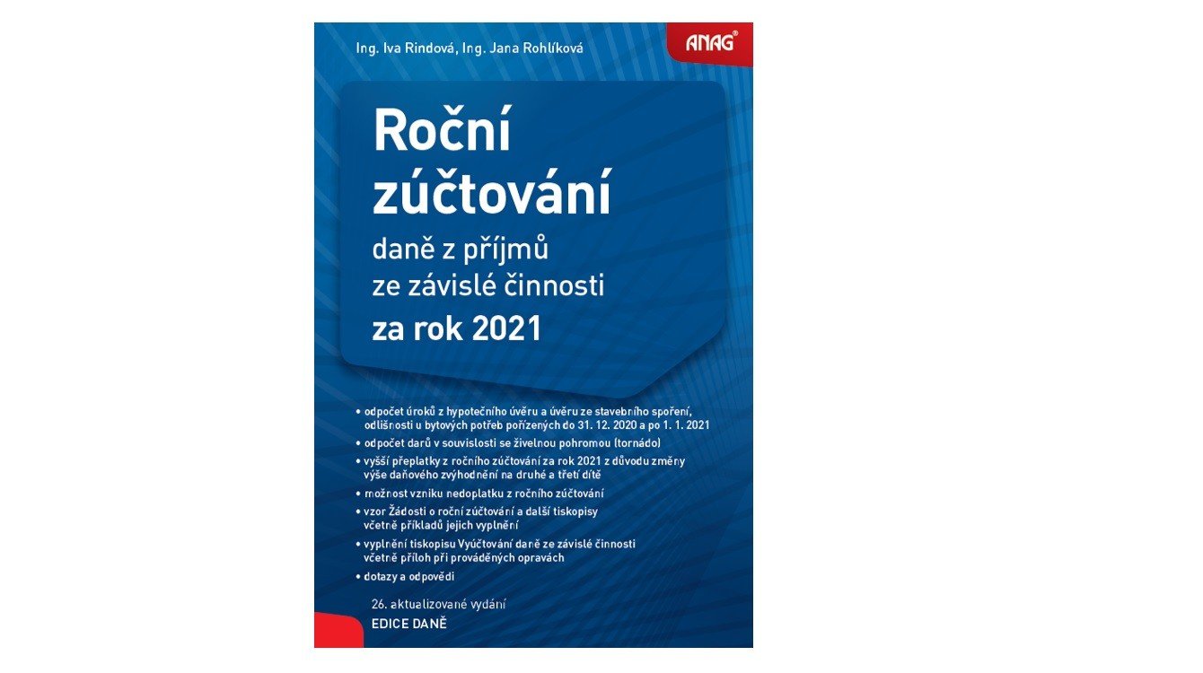 Knižní novinky: Roční zúčtování daně z příjmů ze závislé činnosti za rok 2021