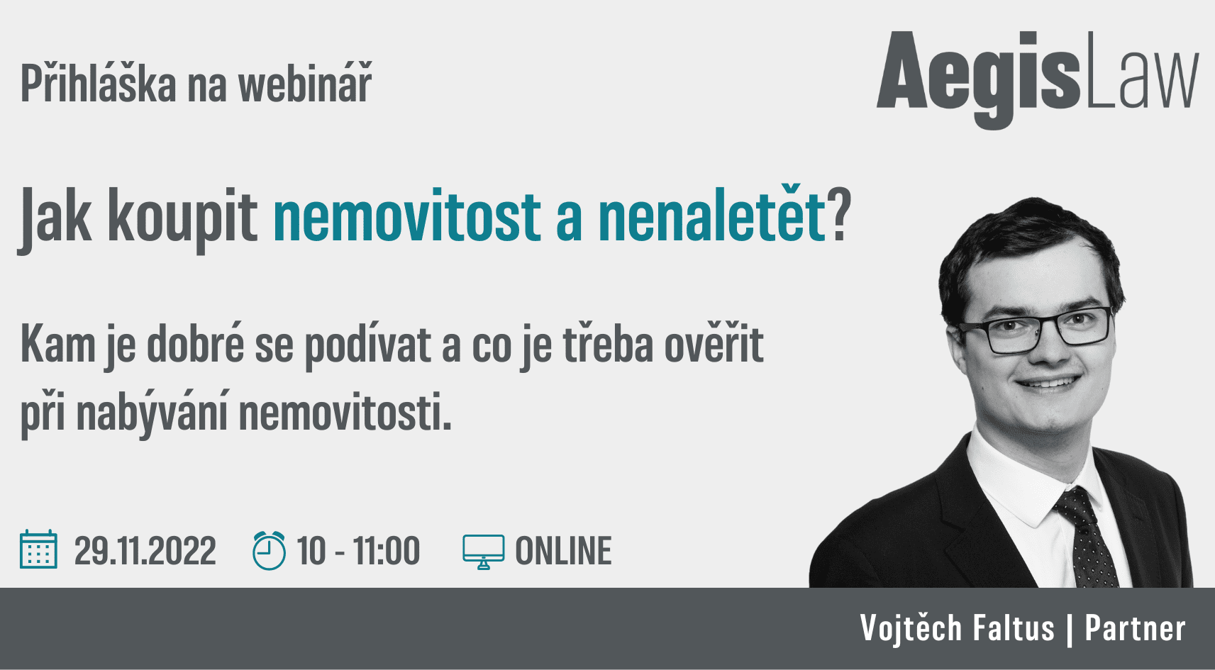 Webinář: Jak koupit nemovitost a nenaletět?