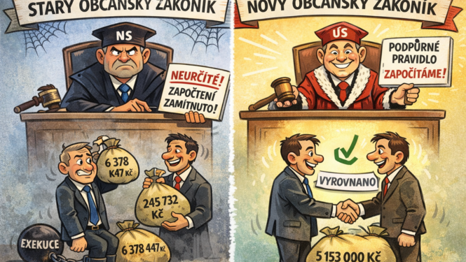 Judikát měsíce: určitost započtení pohledávek (III. ÚS 78/25)